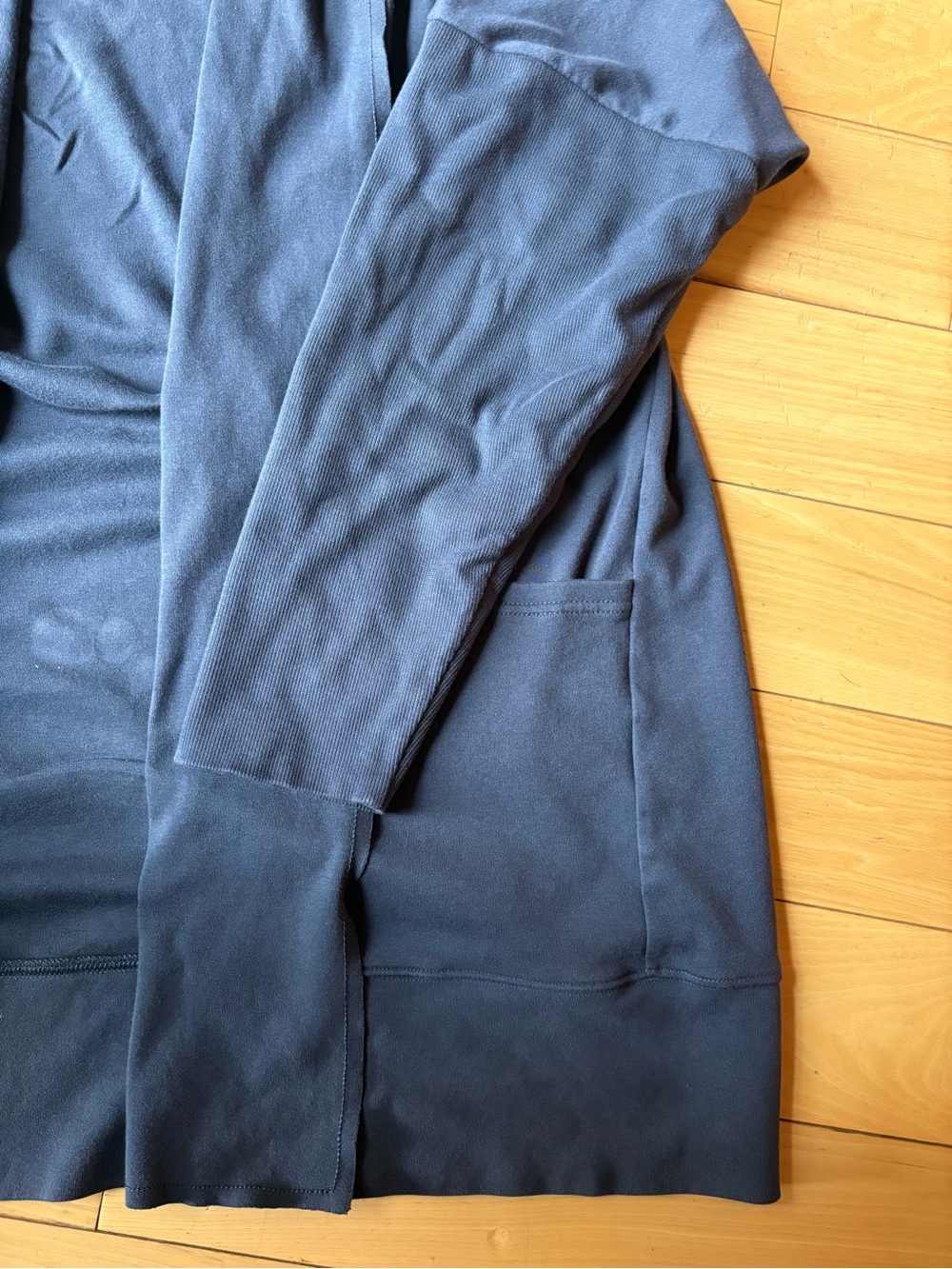 Pact Dark Blue Open-Front Lightweight Cardigan - Picture 4 of 8